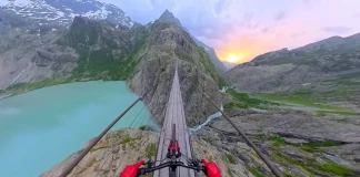 Incredible POV Footage of Riding Challenging Mountain Bike Lines